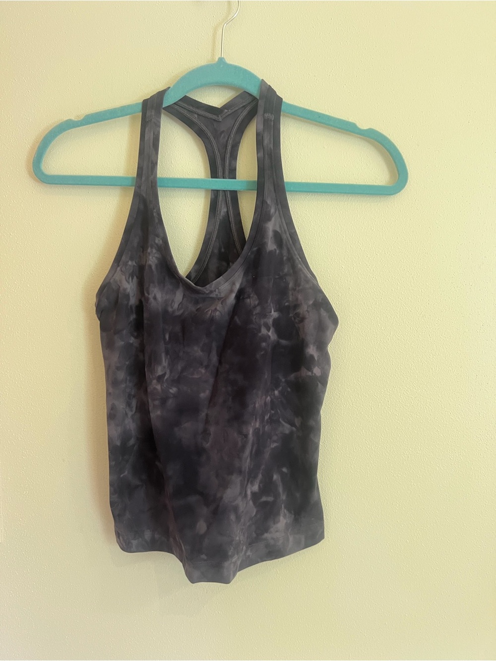 lululemon athletica Women's Black Tie-Dye Racerback Tank